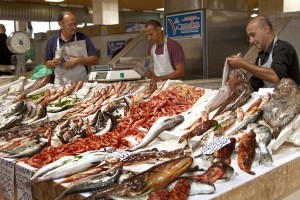 pesce al mercato